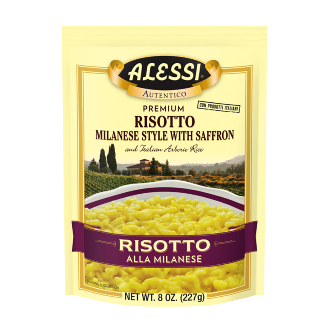 Risotto Alla Milanese Style With Saffron
