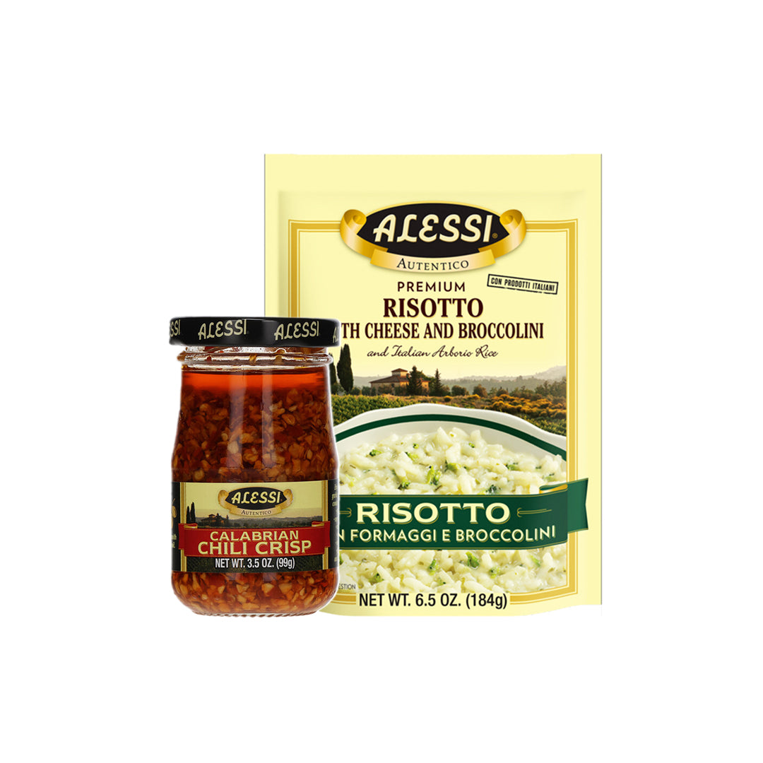 Chili Crisp x Broccolini Risotto Combo