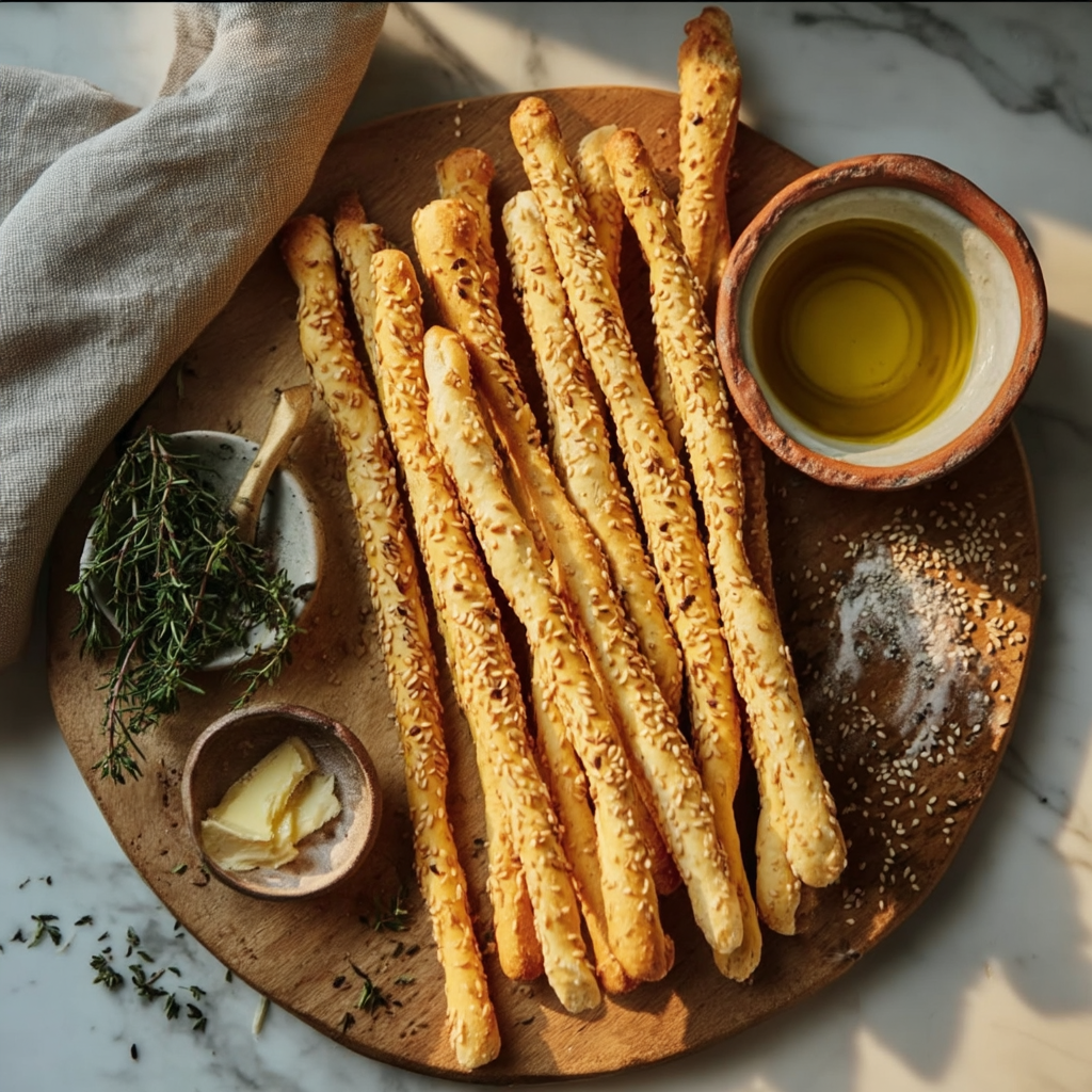 Sesame Breadsticks
