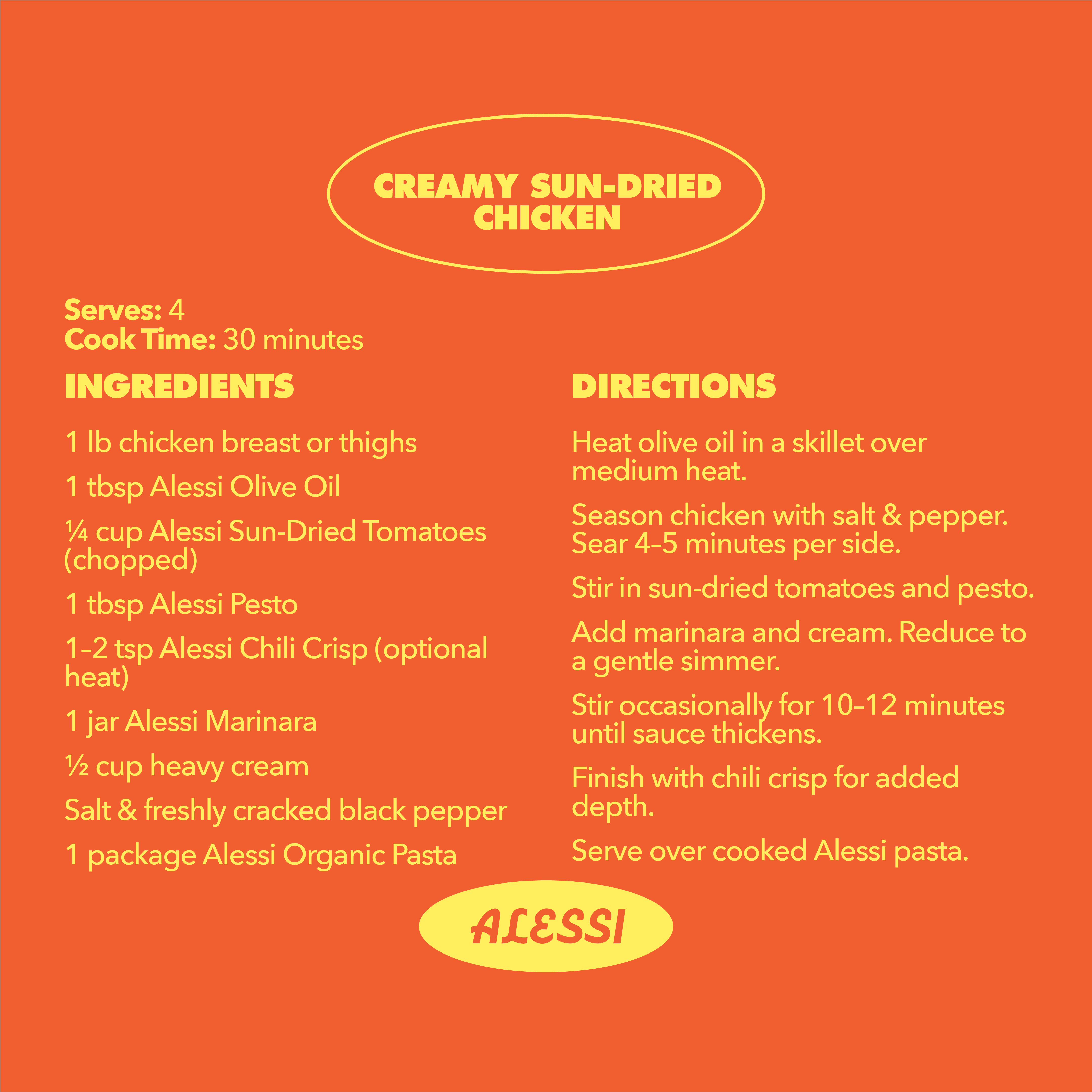 Creamy Sun-Dried Chicken