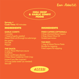 Chili Crisp & Garlic Confit Penne